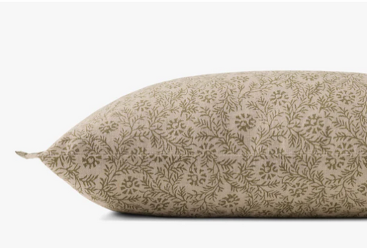 13" x 21" Pillow-Olive Floral