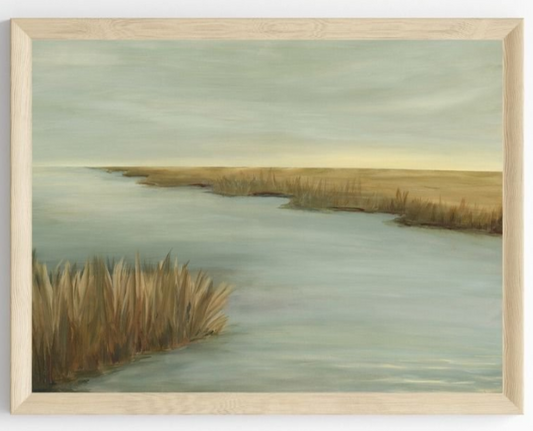 Waves to Rest in Light Oak (30x40)