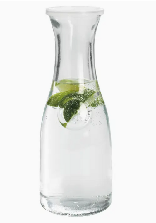 Glass Carafe with Lid - 1 Quart