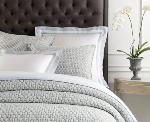 Lodi Blue Matelasse Coverlet - King