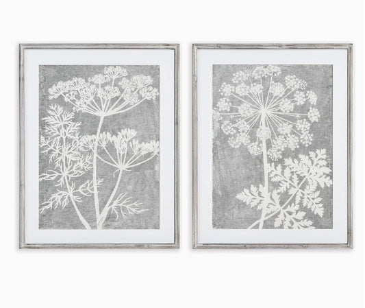 Blooming Lace Prints - S/2