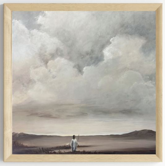 5x5 Print in Acrylic Frame: Alone, Yet Not Alone