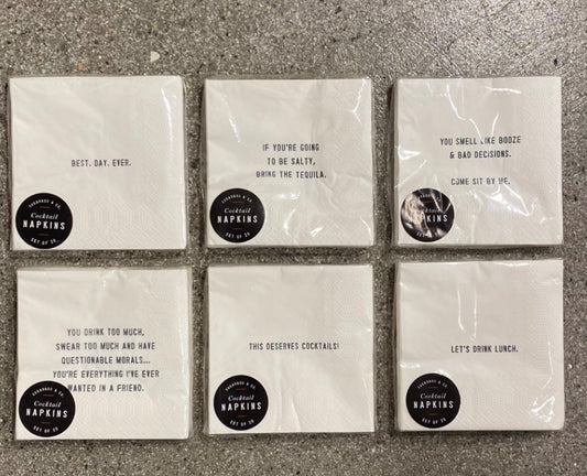 Quote Cocktail Napkins