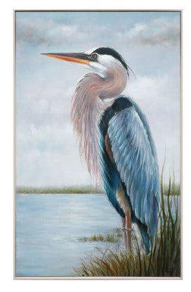 Marshland Heron Art