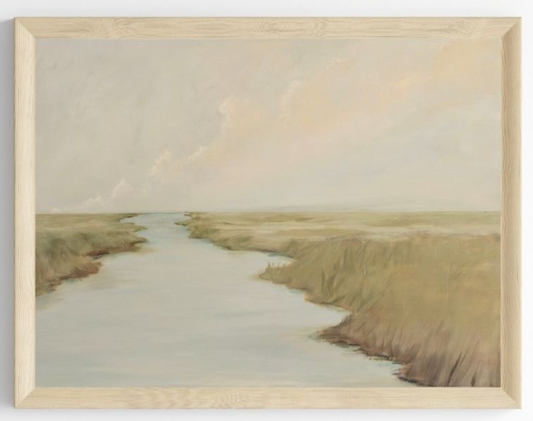 Ebb & Flow in Light Oak (30x40)