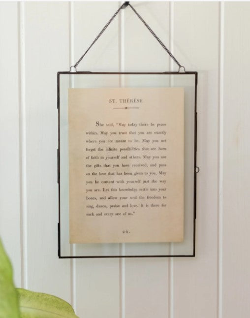 Book Collection Art Poster - St Therese