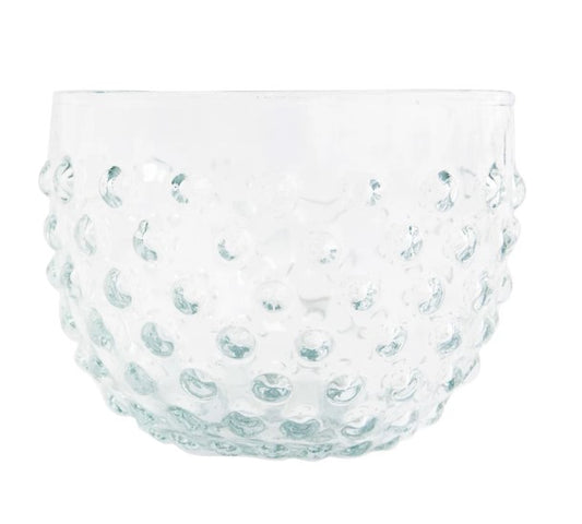Glass Hobnail Bowl