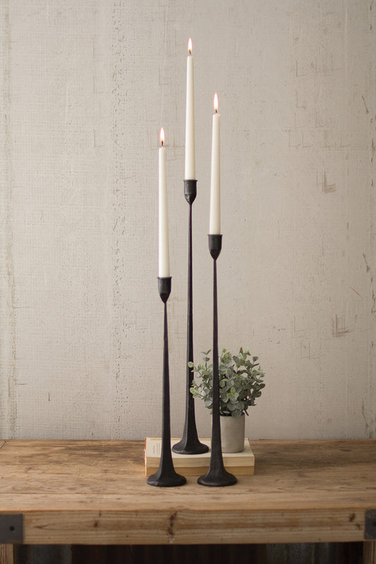 Cast Iron Taper Holders - Small