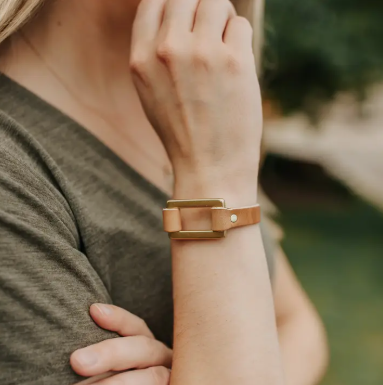 Cascade Bracelet - Natural Brass Small