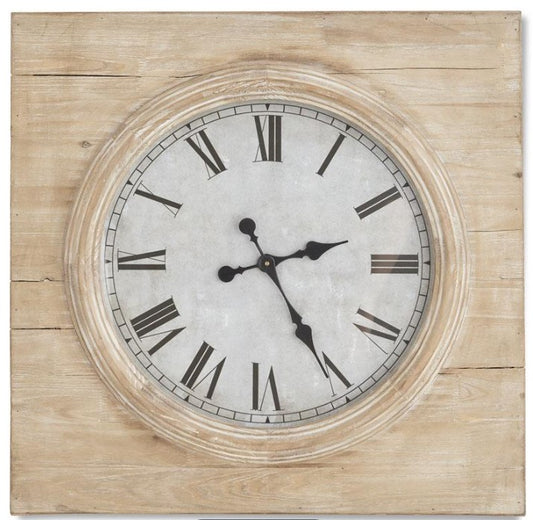 28 inch Square Wooden Clock
