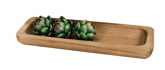 23" Rectangle Wooden Tray