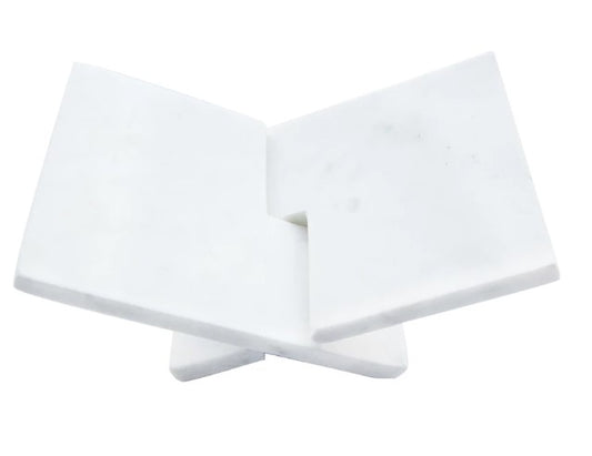 White Marble Book Holder