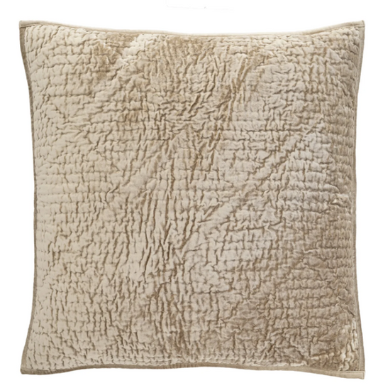 Parisienne Velvet Slate Sham - Topaz - King