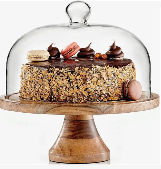 Cake Stand w Dome 4 in 1