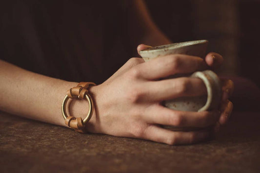 O-Ring Bracelet - Natural Brass