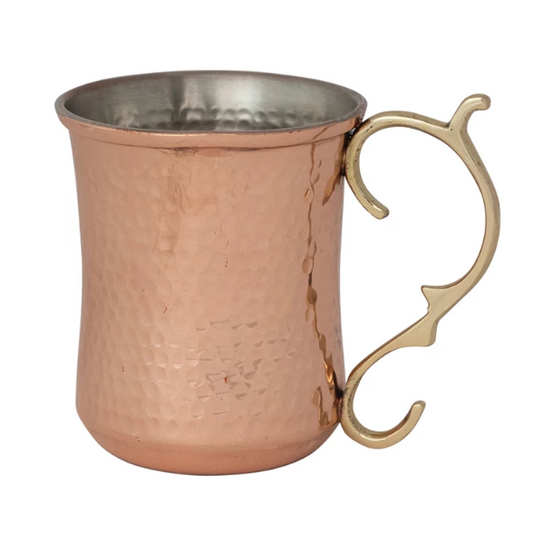 Hammered Stainless Steel Mug