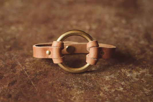 O-Ring Bracelet - Natural Brass