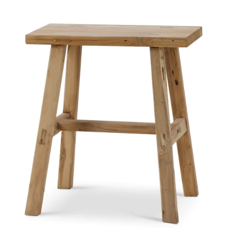 Rustic Teak Stool