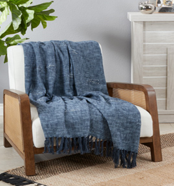 Stitched Line Throw