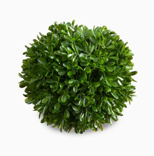 Faux Boxwood Orb 5"
