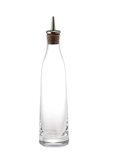 Glass Cruet w/ Stainless Steel & Cork Spout