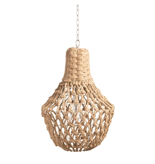 Savannah Jute Pendant Light