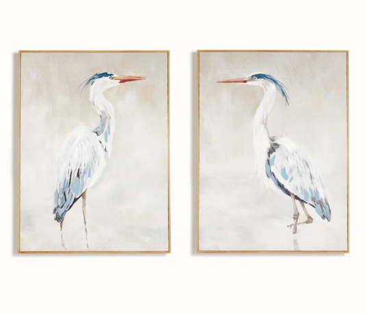 Reflecting Herons - S/2