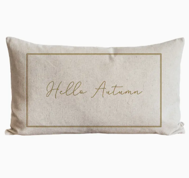 Pillow Cover - Hello Autumn