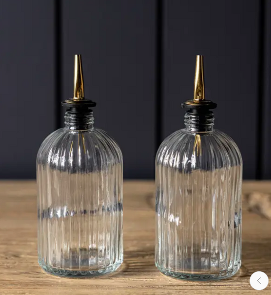 Olive Oil/ Vinegar Fluted Dispenser