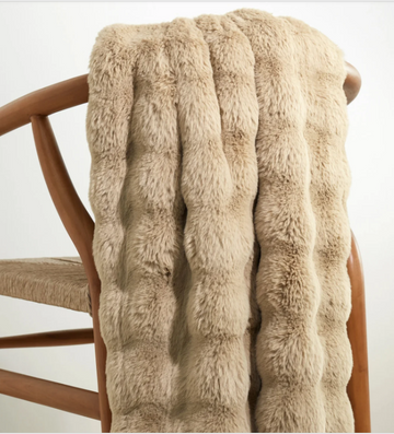 Fab Faux Throw- Sand