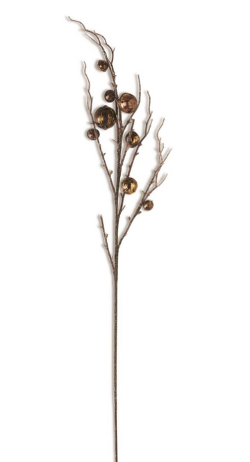 36 Inch Brown Jingle Bell Stem