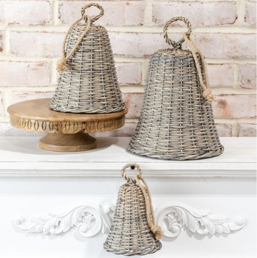 Holiday Willow Bells, Set of 3
