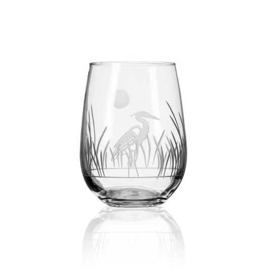 Stemless Wine Glass - Heron