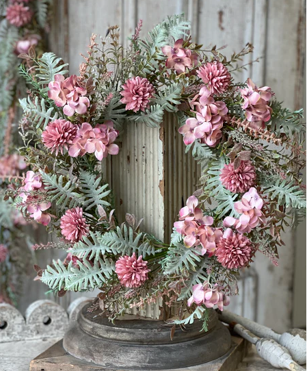 24" Midsummer Blooms Wreath