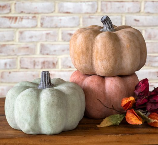 5.7" Fall Ceramic Pumpkins