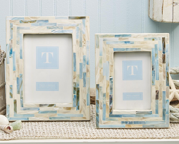 Tiled Mother of Pearl Frame 4 x 6