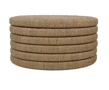 Ribbed Seagrass Coffee Table