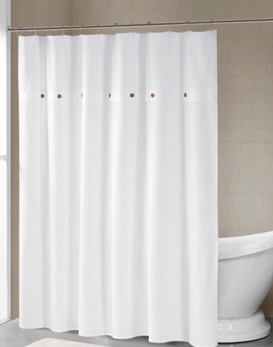 Finely Cotton Waffle Textured Shower Set