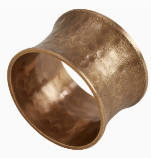 Hammered Napkin Ring