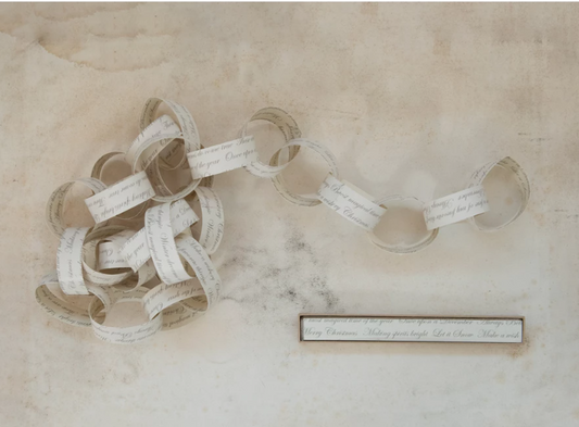 DIY Paper Link Garland with Script