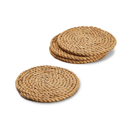 Jute Coasters- Set of 4