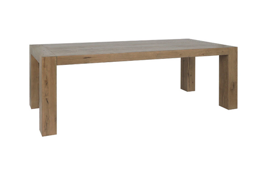Kingston Solid Wood Rectangle Dining Table - Cafe Brown