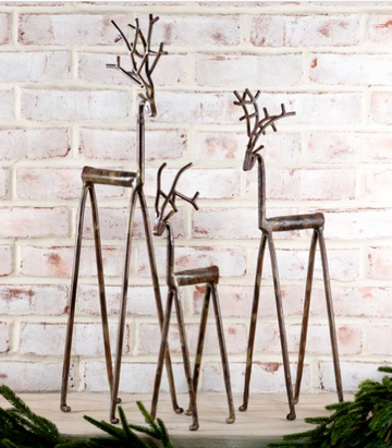 Bronze Iron Deer - S/3