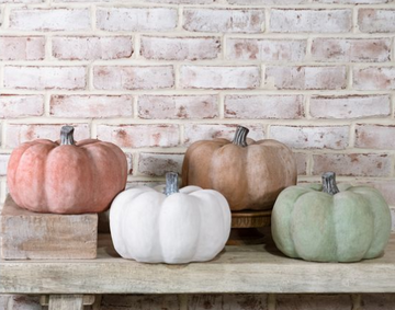 Assorted Fall Ceramic Pumpkins