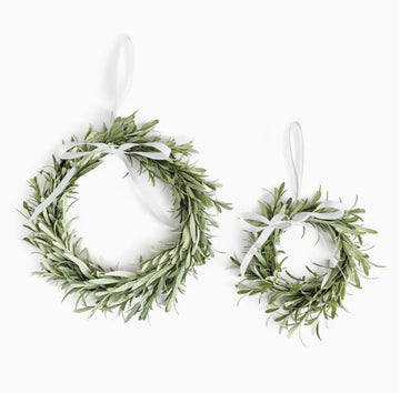 Lavender Leaf Wreaths - Small