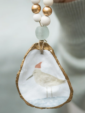Oyster Christmas Ornament - Sandpiper
