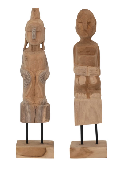 Wood & Metal Statue