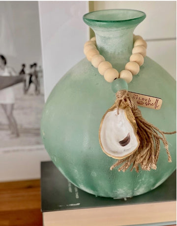 Oyster Natural Wood Bottle Topper