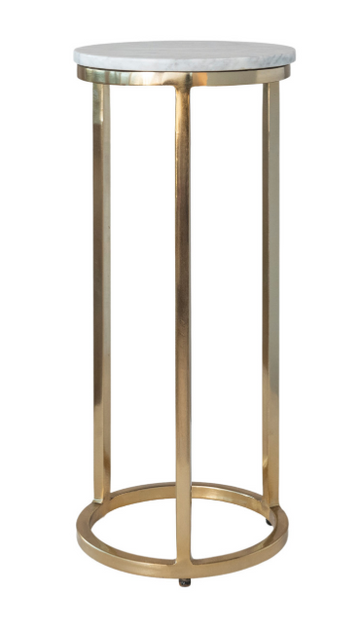 Marble & Metal Martini Table