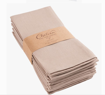 Easy Care Napkins - Taupe